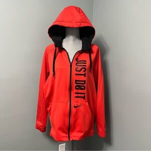 NIKE just do it Dri-fit full zip hoodie sweater women’s size XL long sleeve